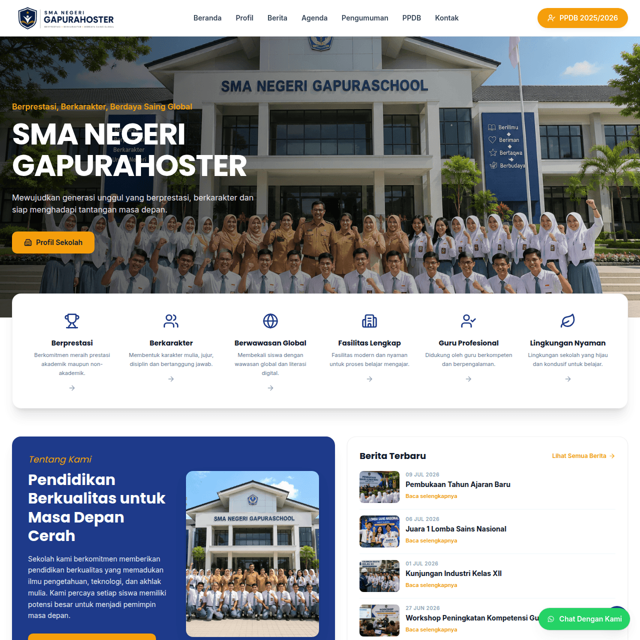 Screenshot Modern Campus