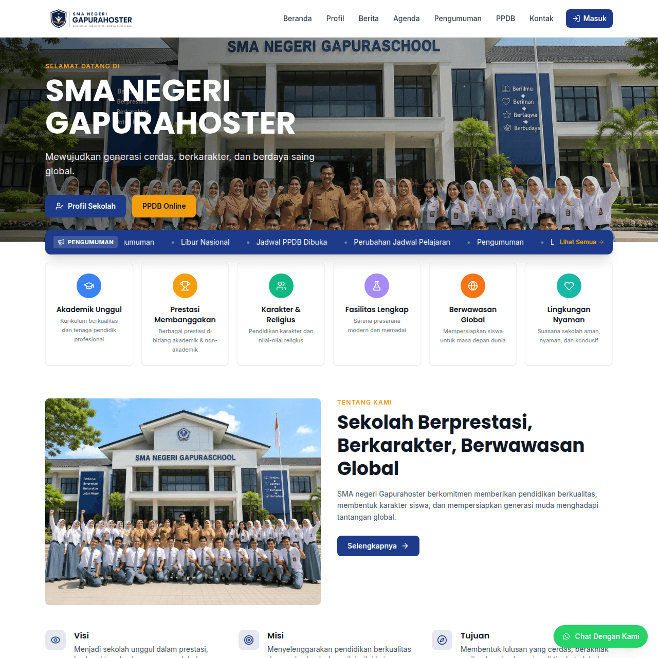 Screenshot Modern School